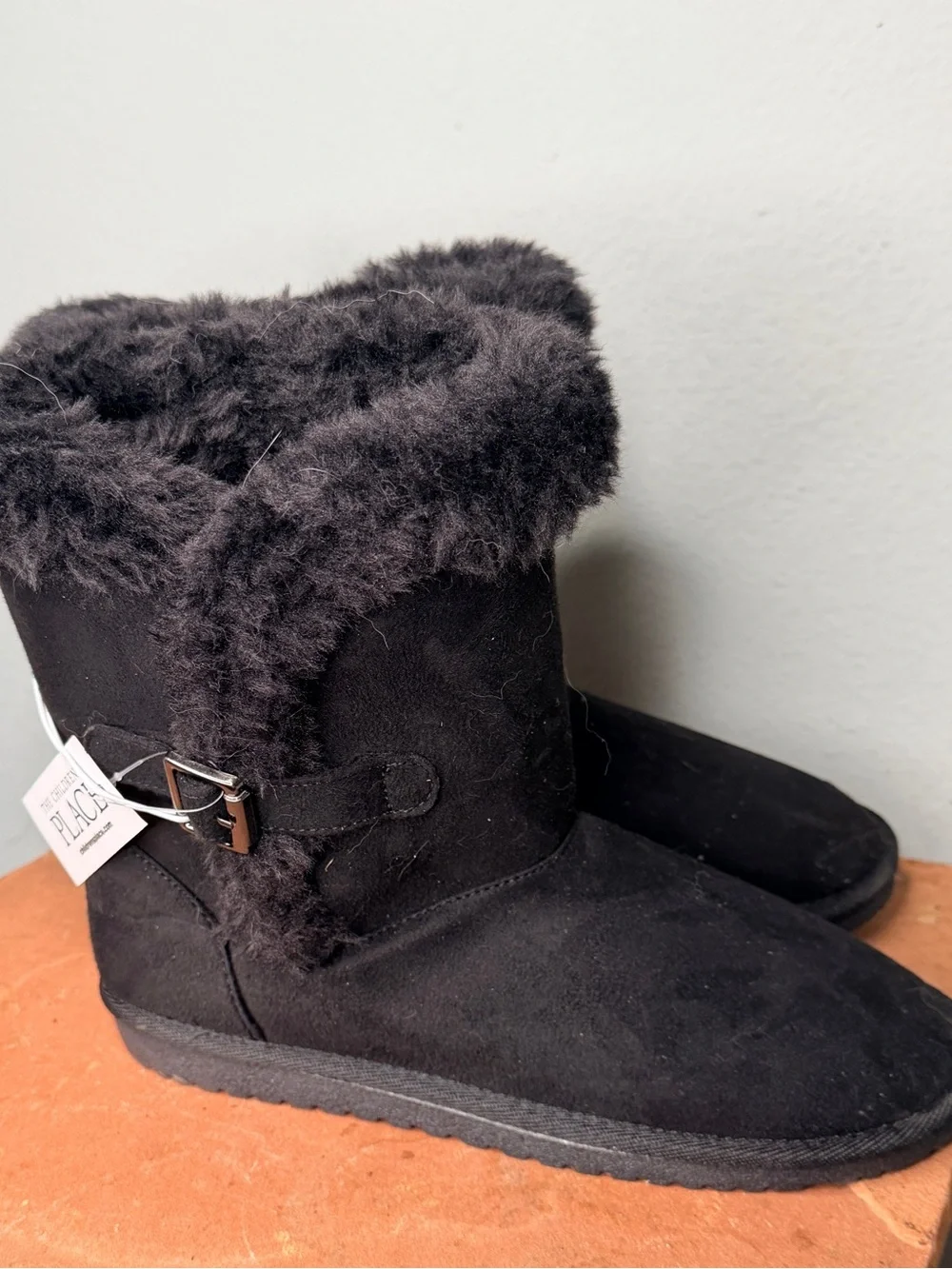 The Children's Place Black Boots nwt